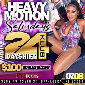 Heavy Motion Saturdays Day Shift 07-08-2023